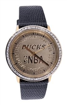 1985 Milwaukee Bucks "Central Division Titles" Bulova Watch  (Purchase LOA)